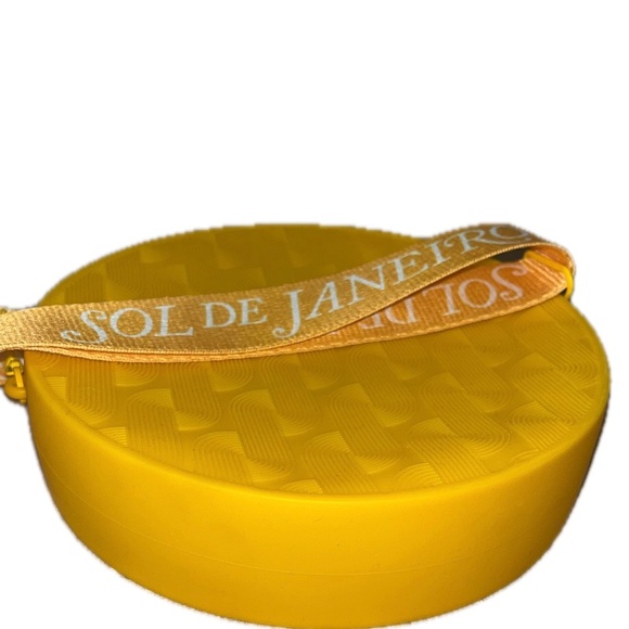 Sol de Janeiro Rubber, Adjustable Strap, Crossbody Bag, Mustard Yellow - Picture 9 of 9